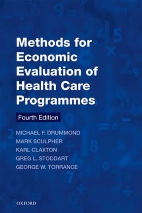 Methods for the Economic Evaluation of Health