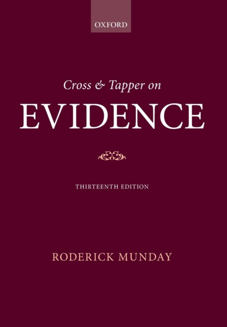 Cross  Tapper on Evidence