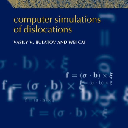 Computer Simulations of Dislocations 3 Oxford