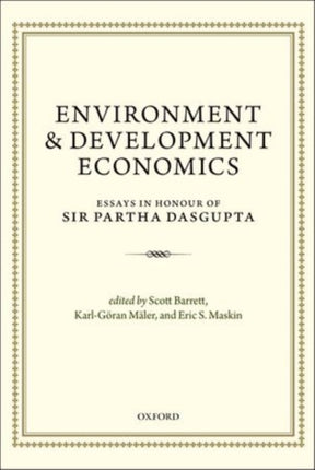 Environment and Development Economics