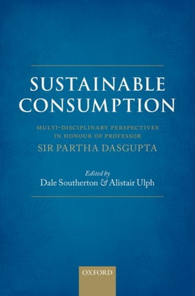 Sustainable Consumption