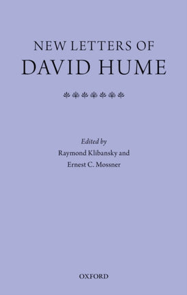 New Letters of David Hume