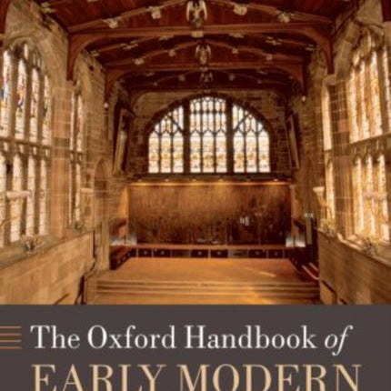 The Oxford Handbook of Early Modern Theatre