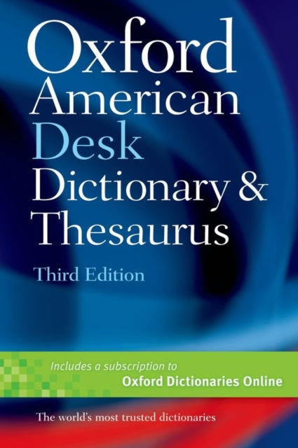 Oxford American Desk Dictionary  Thesaurus