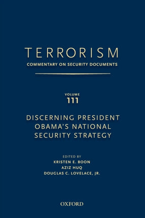 TERRORISM Commentary on Security Documents Volume 111