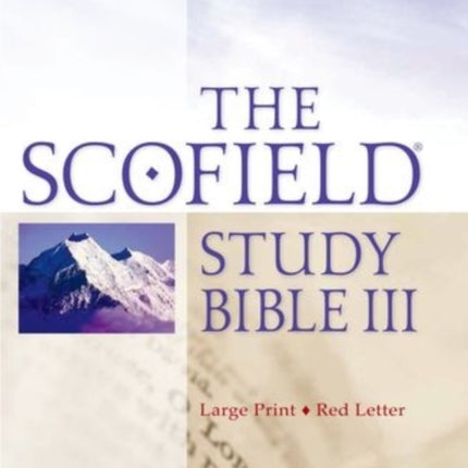 The Scofield Study Bible III, NKJV, Large Print Edition