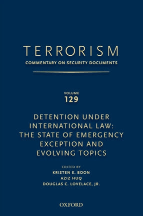 TERRORISM COMMENTARY ON SECURITY DOCUMENTS VOLUME 129