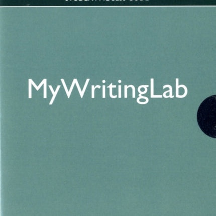 MyLab Writing Generic without Pearson eText -- Valuepack Access Card