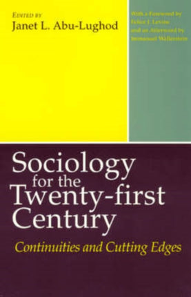 Sociology for the TwentyFirst Century