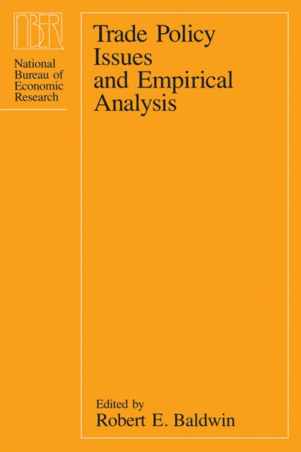 Trade Policy Issues  Empirical Analysis NBER