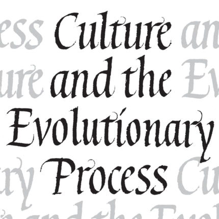 Culture and the Evolutionary Process