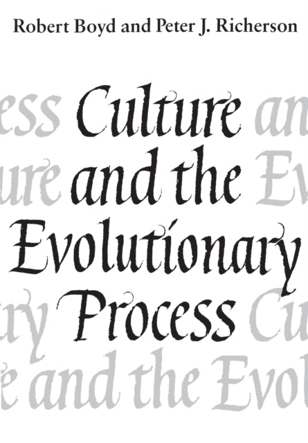 Culture and the Evolutionary Process