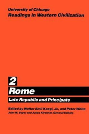 University of Chicago Readings in Western Rome