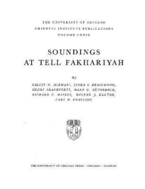 Soundings at Tell Fakhariyah