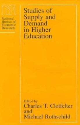 Studies of Supply  Demand in Higher Education