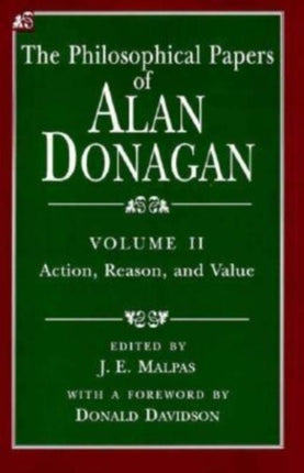 The Philosophical Papers of Alan Donagan Volume