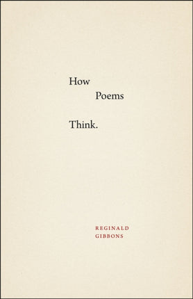 How Poems Think