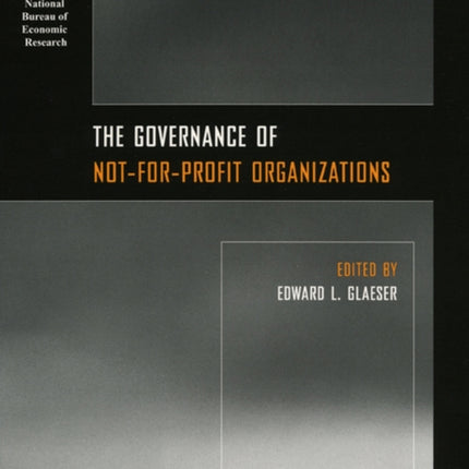 The Governance of Not-for-Profit Organizations