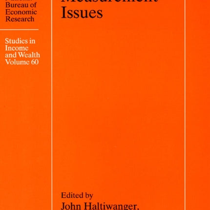 Labor Statistics Measurement Issues 60 NBER  Studies in Income and Wealth CHUP