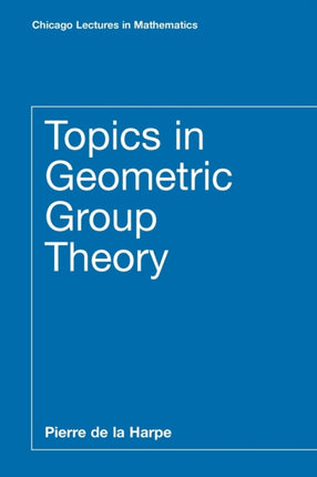 Topics in Geometric Group Theory