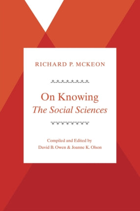 On Knowing--The Social Sciences