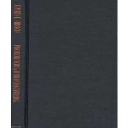 Pronouncing  Persevering  Gender  the Discourses