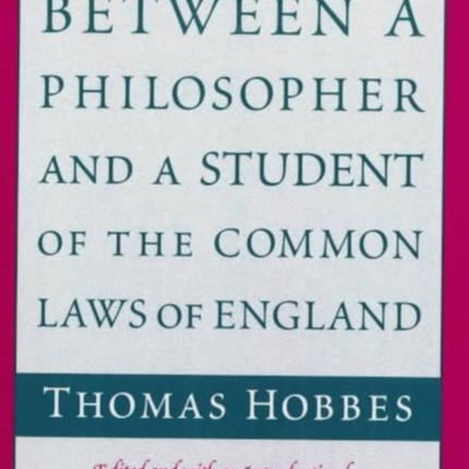 A Dialogue Between a Philosopher  a Student of