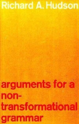 Arguments for a NonTransformational Grammar