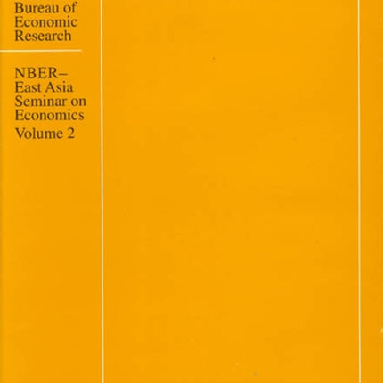Trade and Protectionism 2 NBER National Bureau of Economic Research East Asia Seminar on Economics