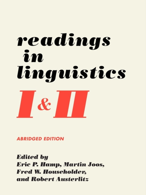 Readings in Linguistics I  II