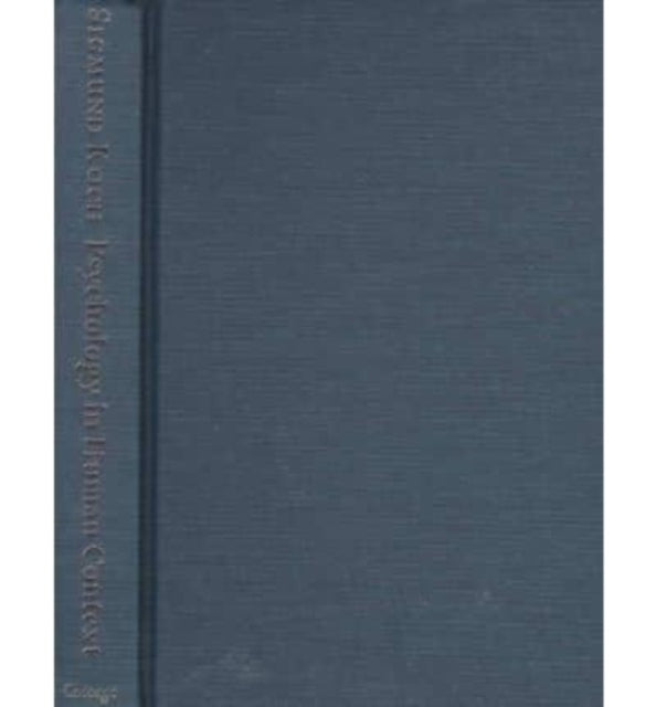 Psychology in Human Context  Essays in Dissidence
