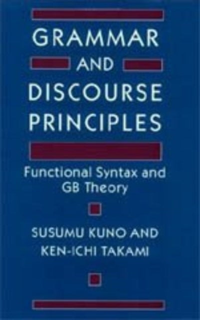 Grammar  Discourse Principles Functional Syntax
