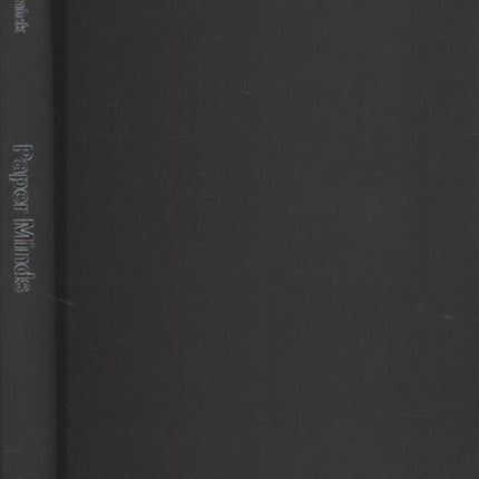 Paper Minds  Literature and the Ecology of