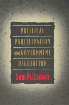 Political Participation  Government Regulation