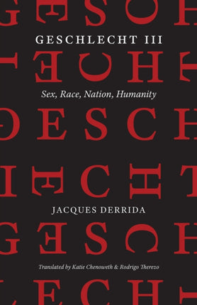 Geschlecht III: Sex, Race, Nation, Humanity