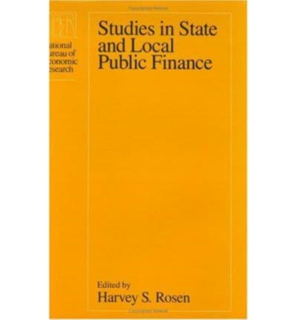 Studies in State  Local Public Finance