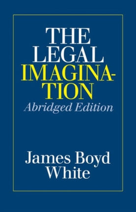 The Legal Imagination