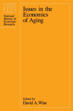 Issues in the Economics of Aging NBERProject
