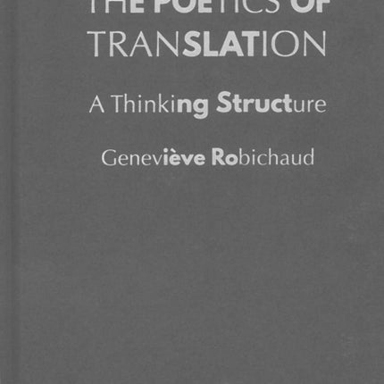 The Poetics of Translation