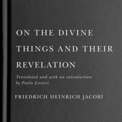 On the Divine Things and Their Revelation