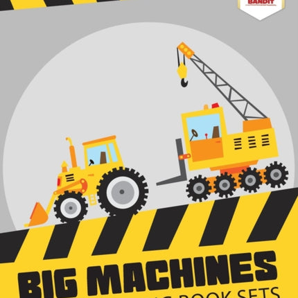 Big Machines  Boys Coloring Book Sets