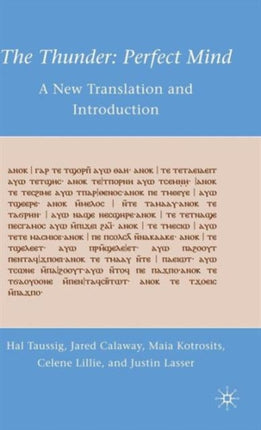 thethunderperfectmindanewtranslationandintroduction