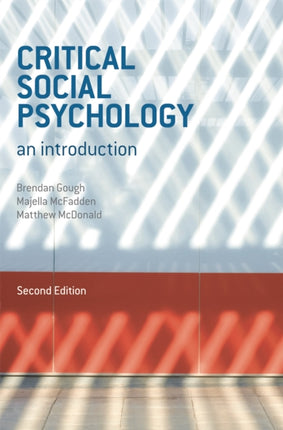 Critical Social Psychology An Introduction