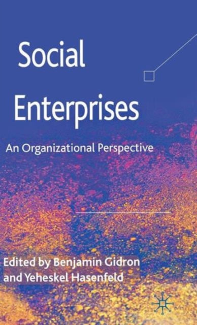 Social Enterprises An Organizational Perspective