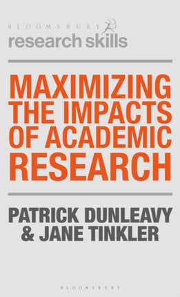 Maximizing the Impacts of Academic Research 13 Macmillan Research Skills