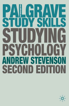 Studying Psychology Macmillan Study Skills
