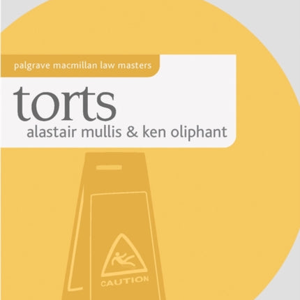 Torts Palgrave Macmillan Law Masters