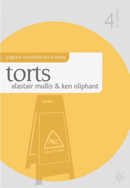 Torts Palgrave Macmillan Law Masters