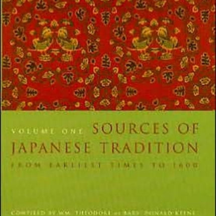 Sources of Japanese Tradition: 1600 to 2000