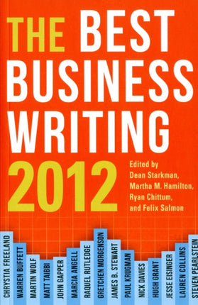 The Best Business Writing 2012